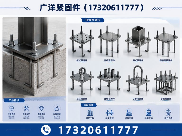 邯郸冀南新区预埋件展示图
